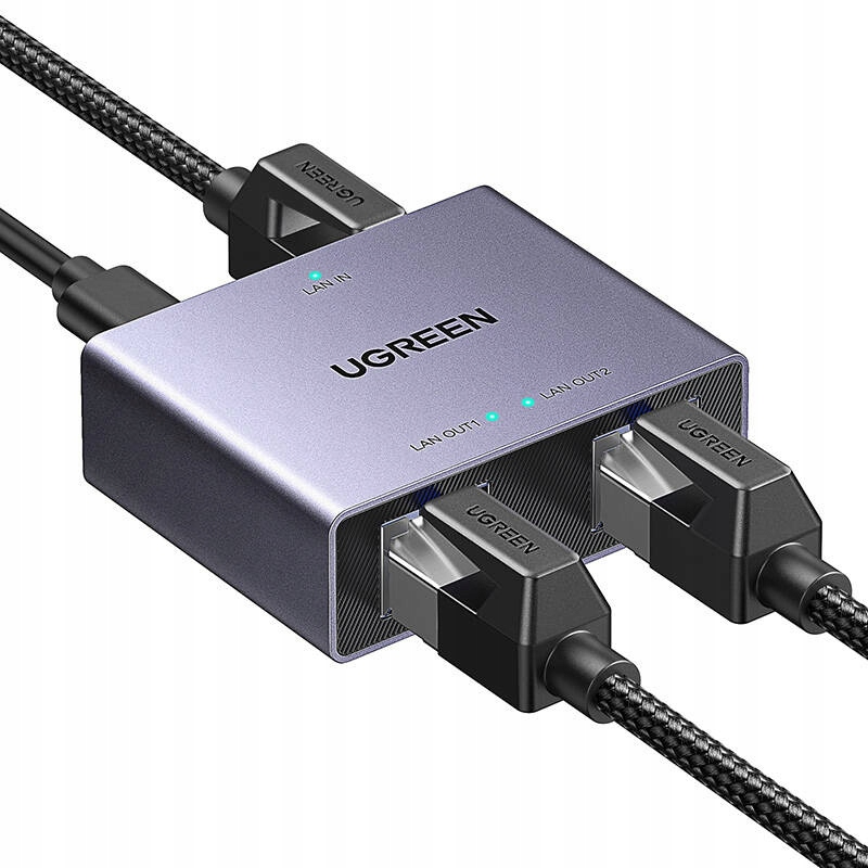 UGREEN Adapter USB-C Rozgałęźnik Hub Ethernet Rozdzielacz LAN RJ45 1Gbps