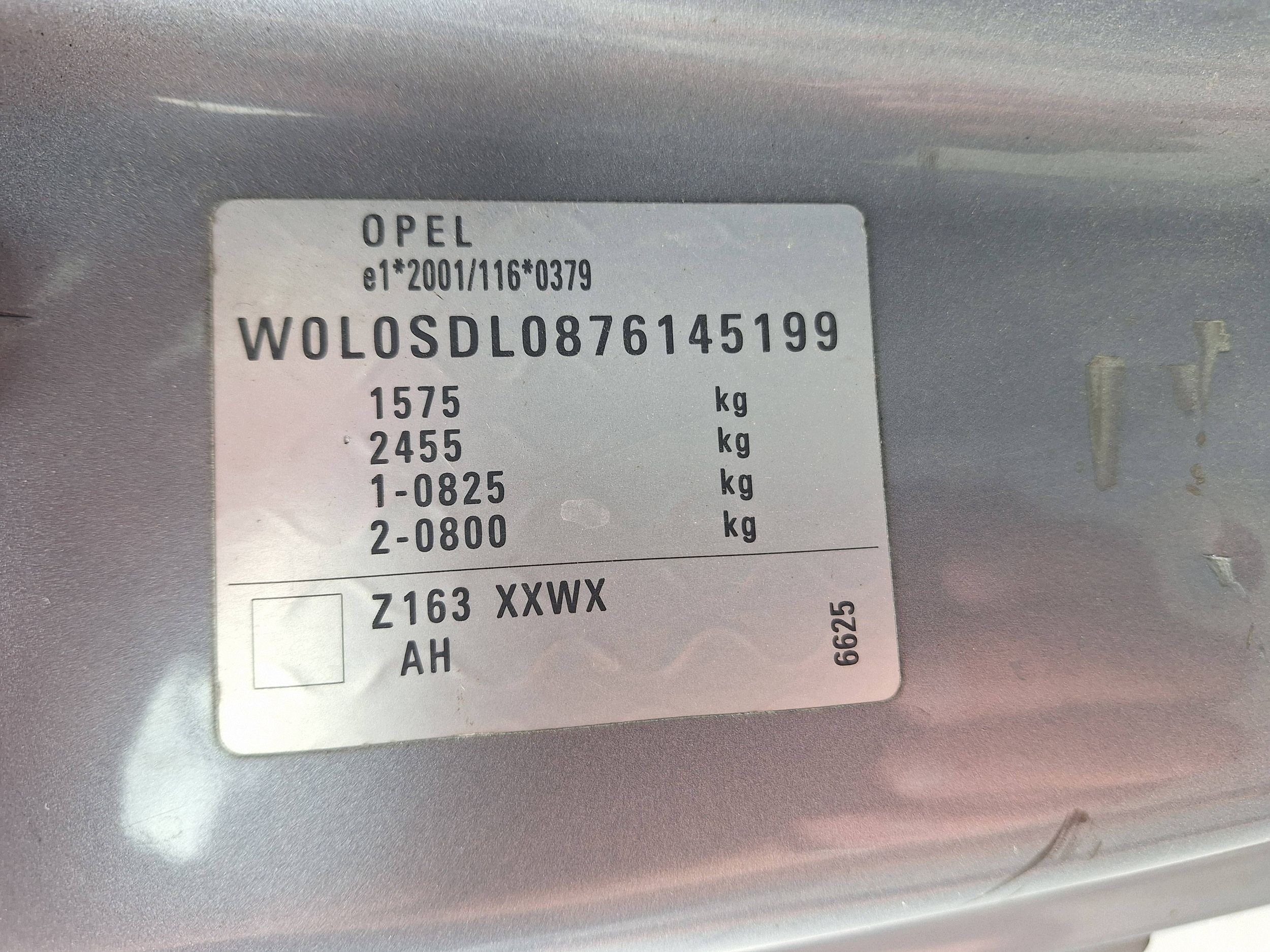 Opel Corsa D IV 4 S07 L08 light rear part right 3D 2006-2014