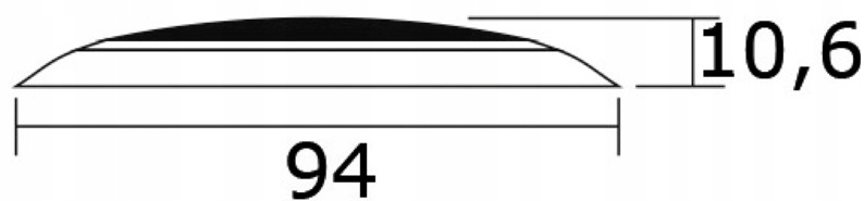 LAMPA KABINOWA PLAFON LED FI94 Marka Osculati