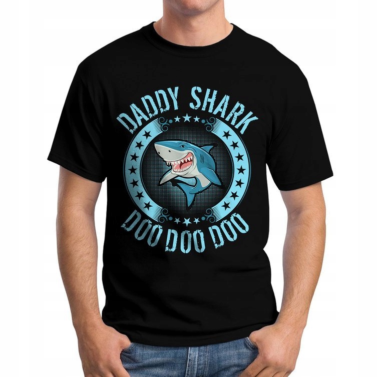 

Koszulka Na Dzień Ojca Tata Daddy Shark Rekin S