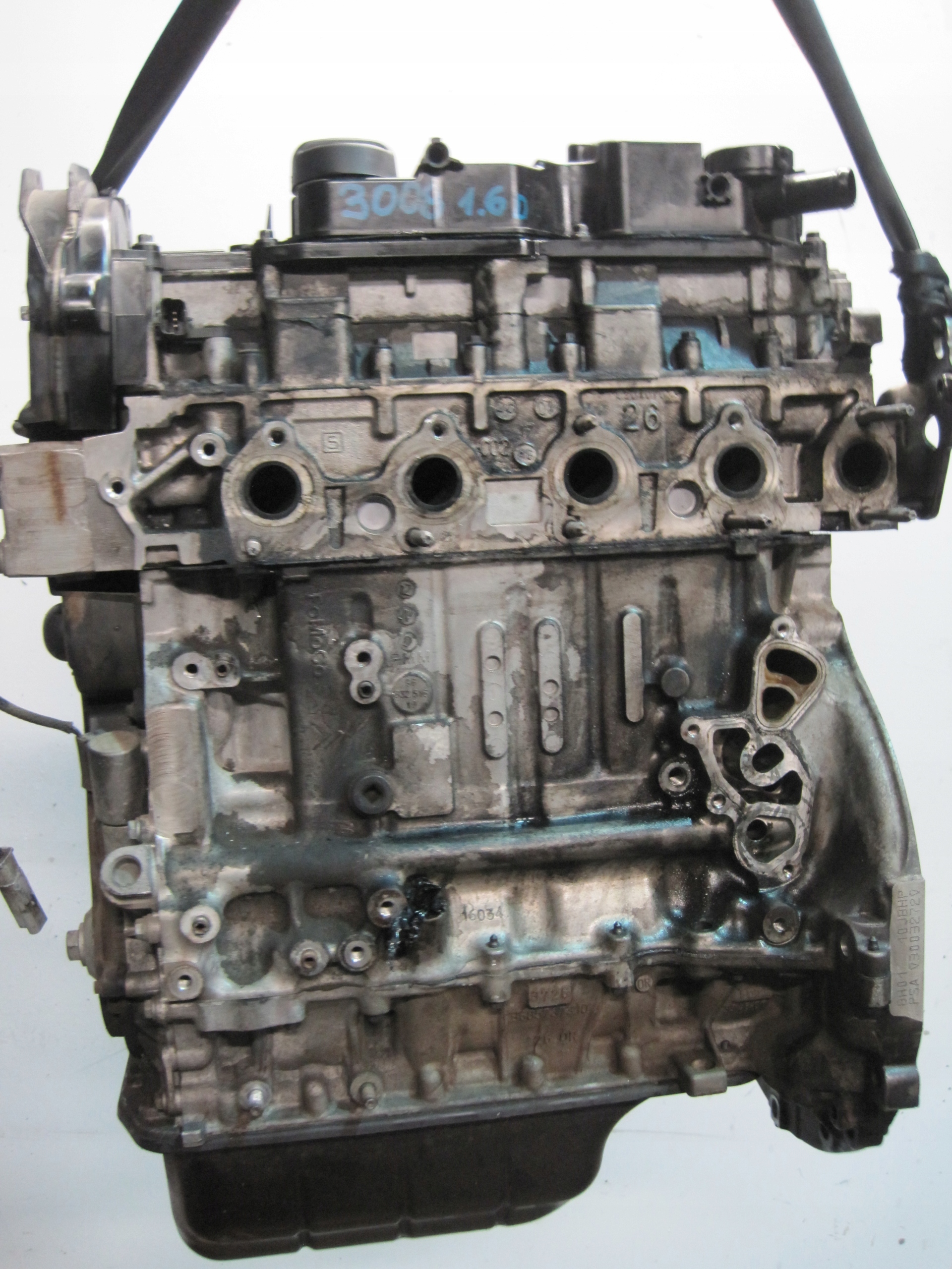 engine motor unprotected CITROEN PEUGEOT 3008 1,6D 10JBHP