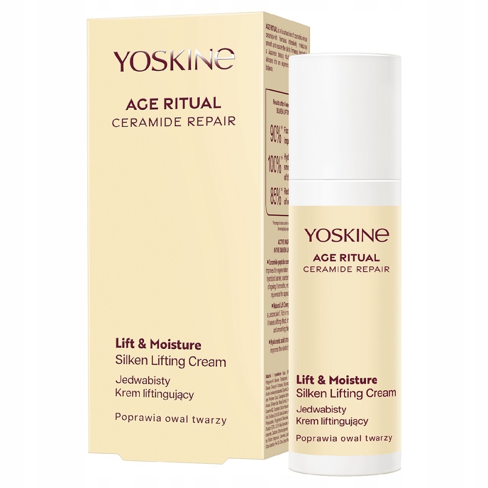 Yoskine Age Ritual Hedvábný liftingový krém na obličej 50 ml Hydratace