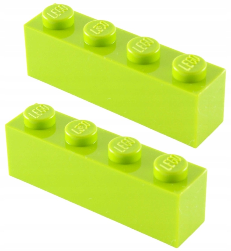 

07348Na Lego 3010 4234716 brick 1x4 limonka 2szt