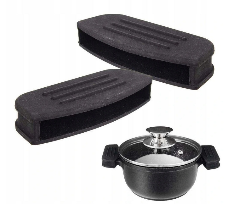 

2x Uchwyty Do Garnków Rączki Ucho Uniwersalne Kpl