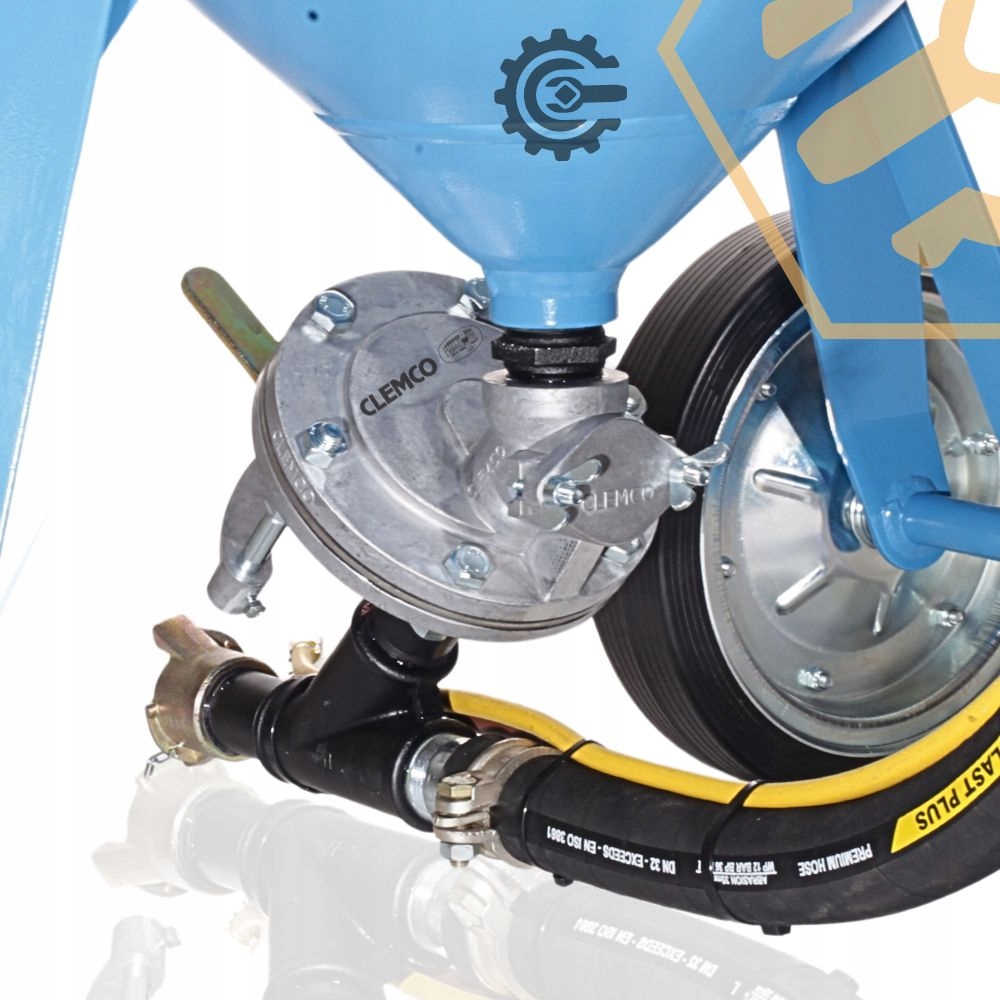 zestaw do piaskowania piaskarka sterowanie RMS 200l śrutownica mobilna FSV Rodzaj syfonowa