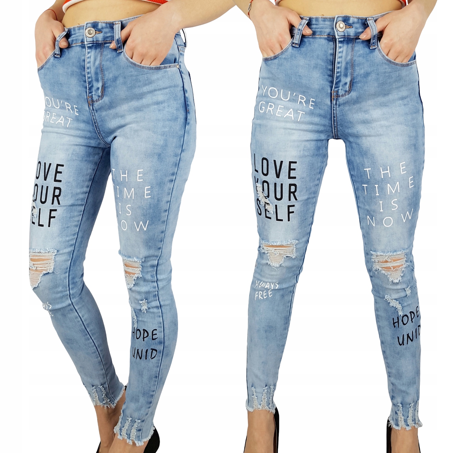 Женские брюки из джинсовой ткани Alabama Weight (с упаковкой) 0.6 kg