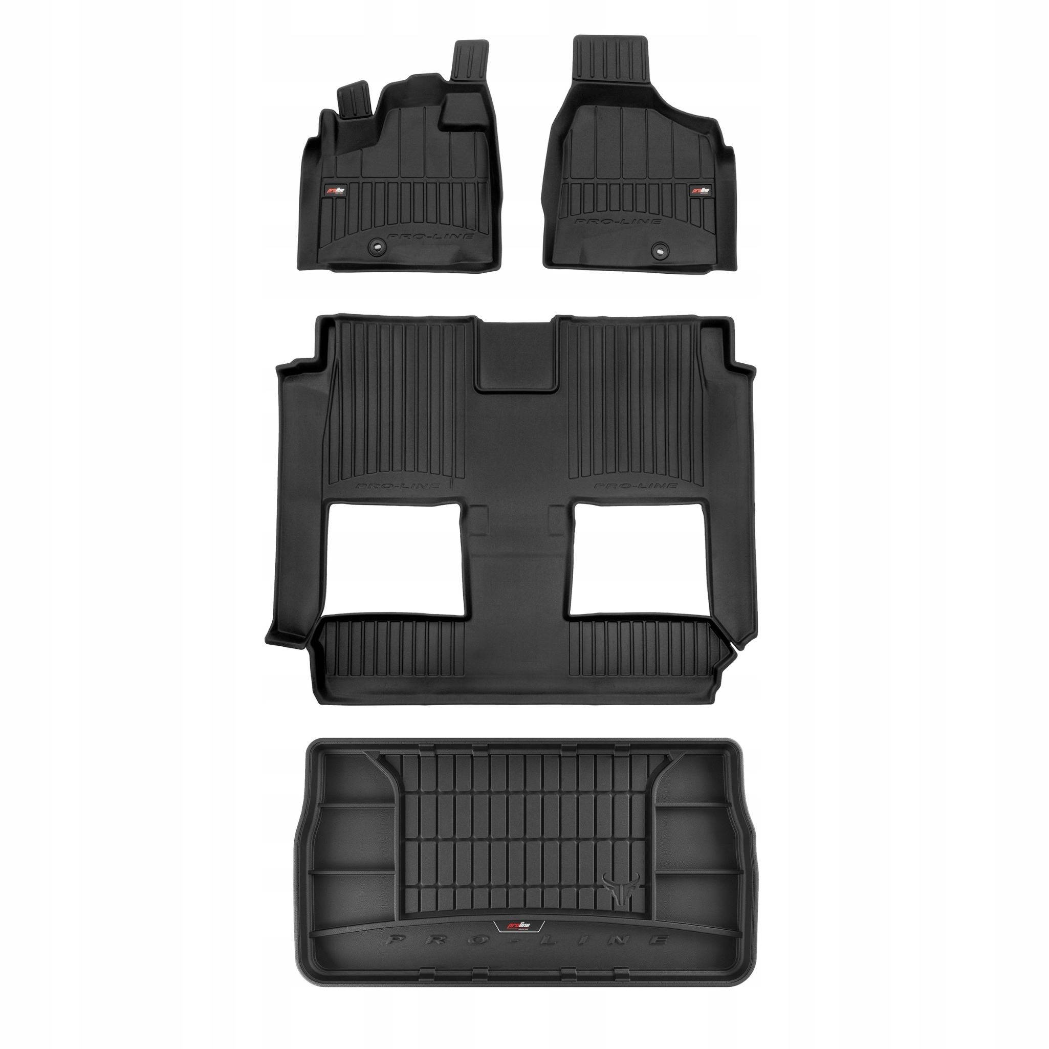 Frogum 3D Sada gumových koberců a rohože s logem pro Dodge Grand Caravan V