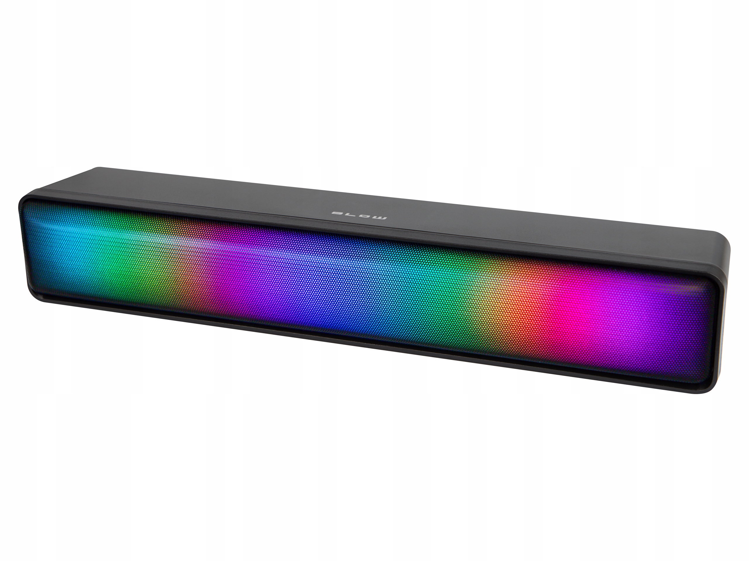 Głośnik Soundbar Gamingowy Rgb Led 2.0 Mini Jack 3,5mm Aux Usb 5V DC 2x3W