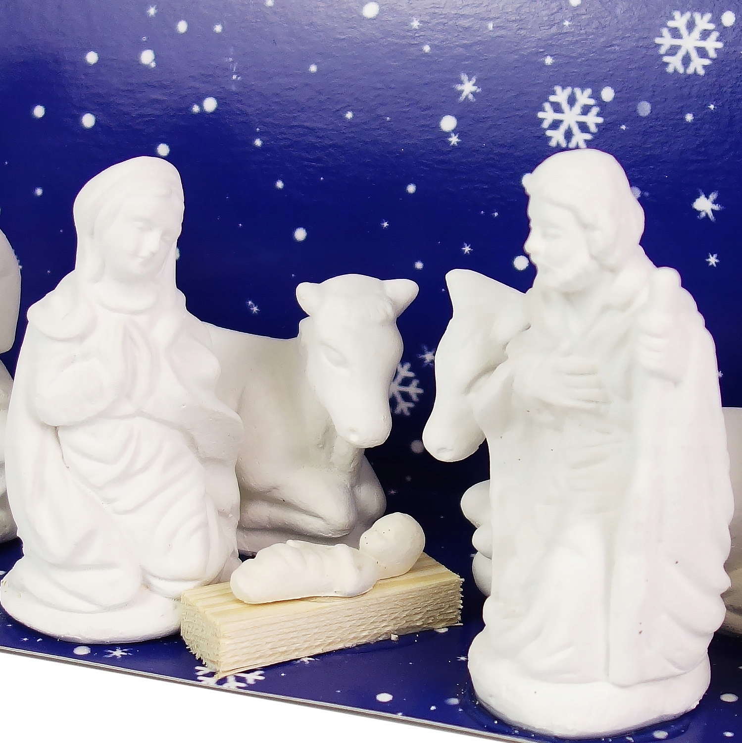 FIGURKI GIPSOWE DO SZOPKI białe do pomalowania 10 cm Marka inna