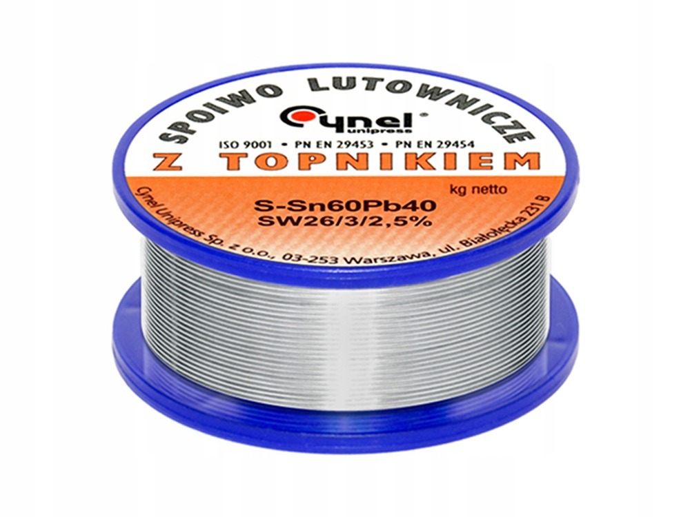 CYNA Z TOPNIKIEM TINOL 0,5mm 100g SZPULKA Cynel 5516