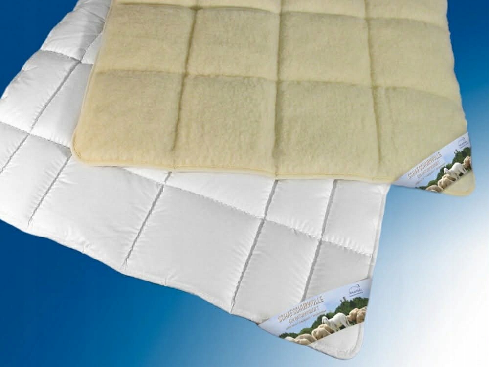 Podložka pod matrac Podložka na matrac ovčia vlna 160 x 200 Walburga