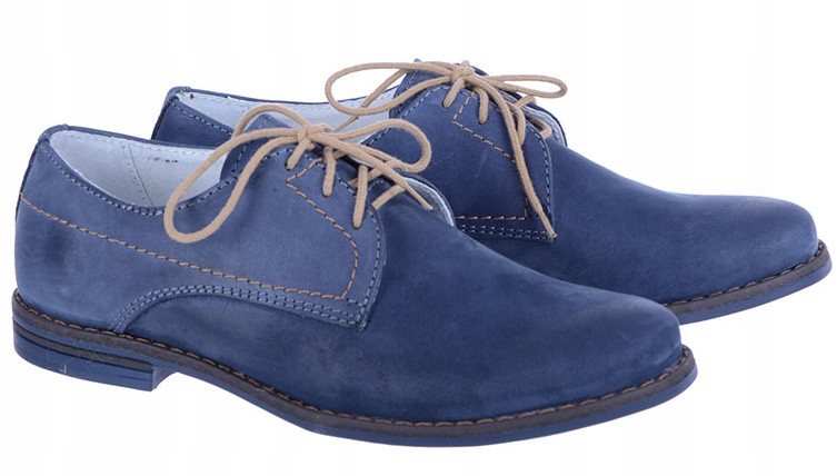 Polobotky Pánské boty s vázáním Nubuk Kůže D-1 40