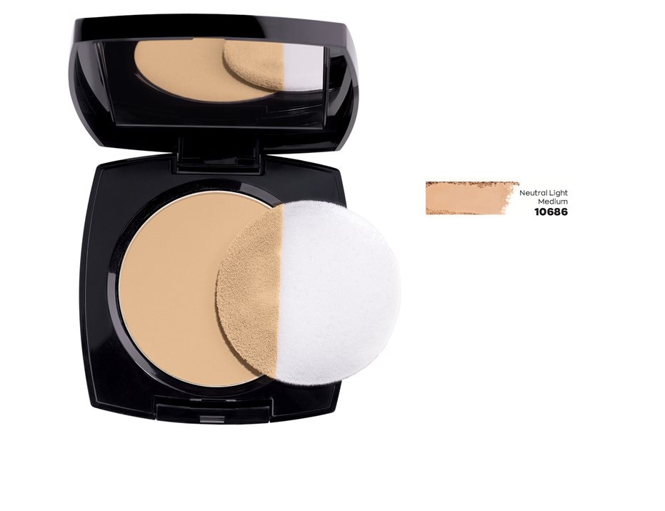 Avon Adaptujący Puder Prasowany Neutral Light Medium