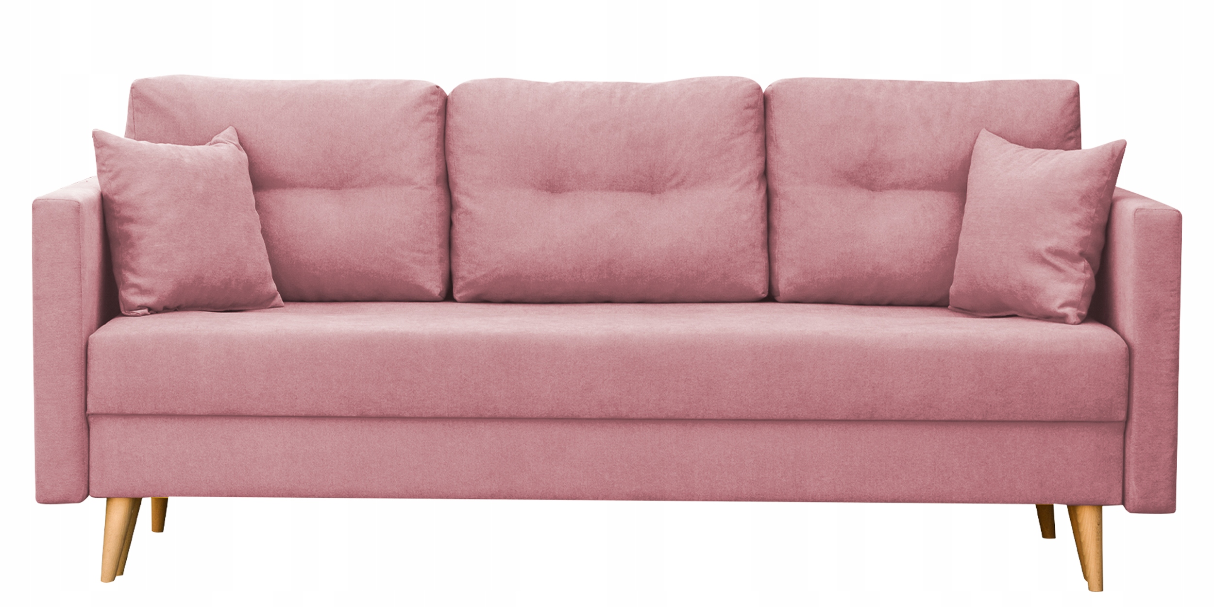 Pohovka s funkcí spaní rozkládací pohovka do obývacího pokoje Lahti Růžová