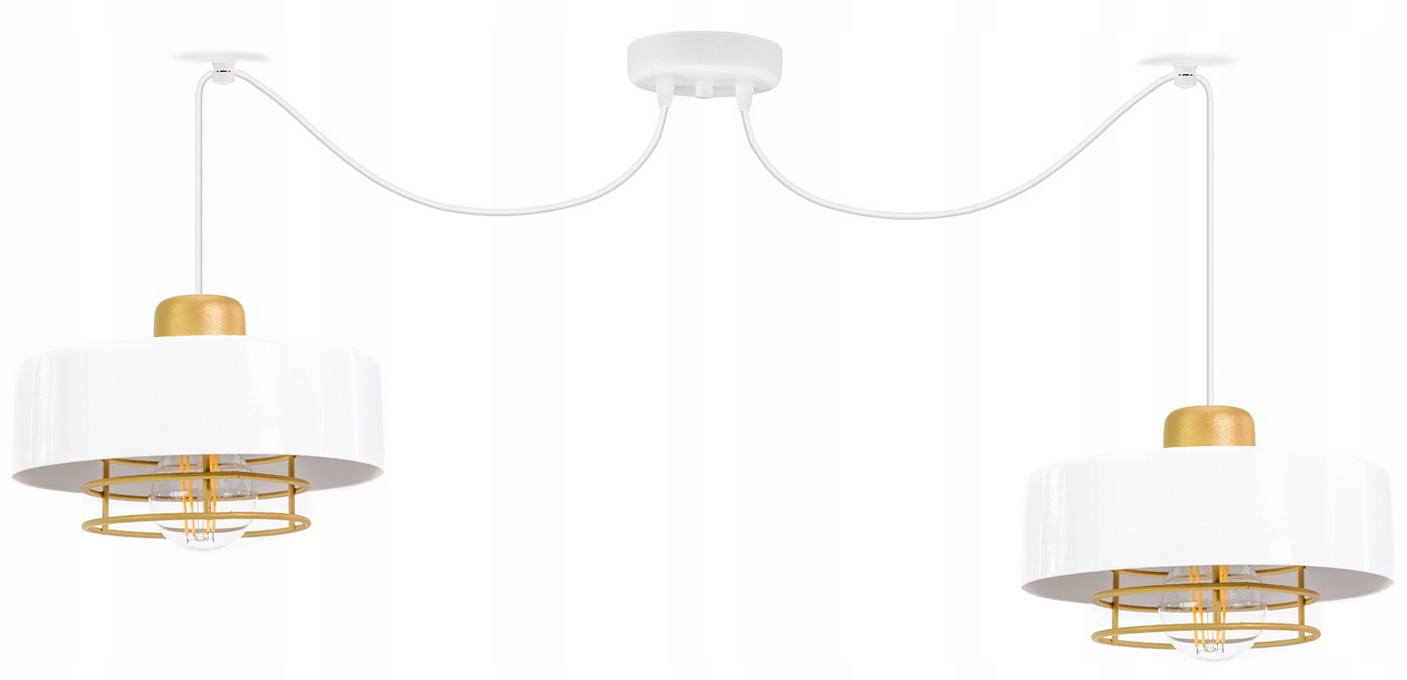 Lustr Závěsná Lampa Pajak Loft 2 Stropní Led nastavitelná do obývacího pokoje