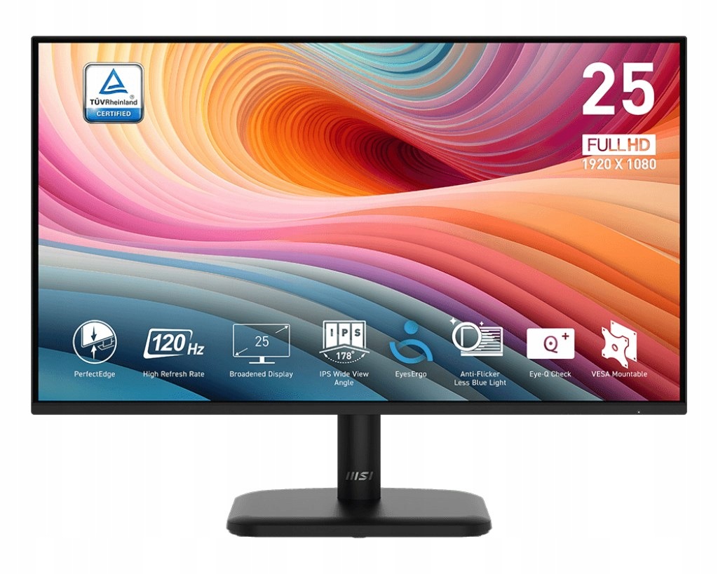Msi Monitor 23.8 Pro MP251L E2 Fhd 120 Hz