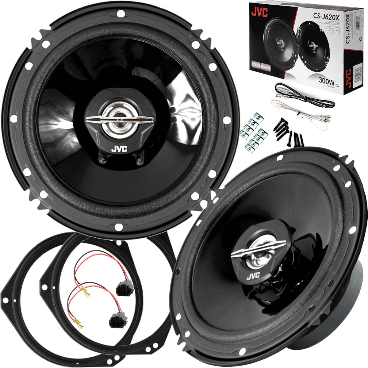 GŁOŚNIKI SAMOCHODOWE JVC 165 mm DO OPEL COMBO B C