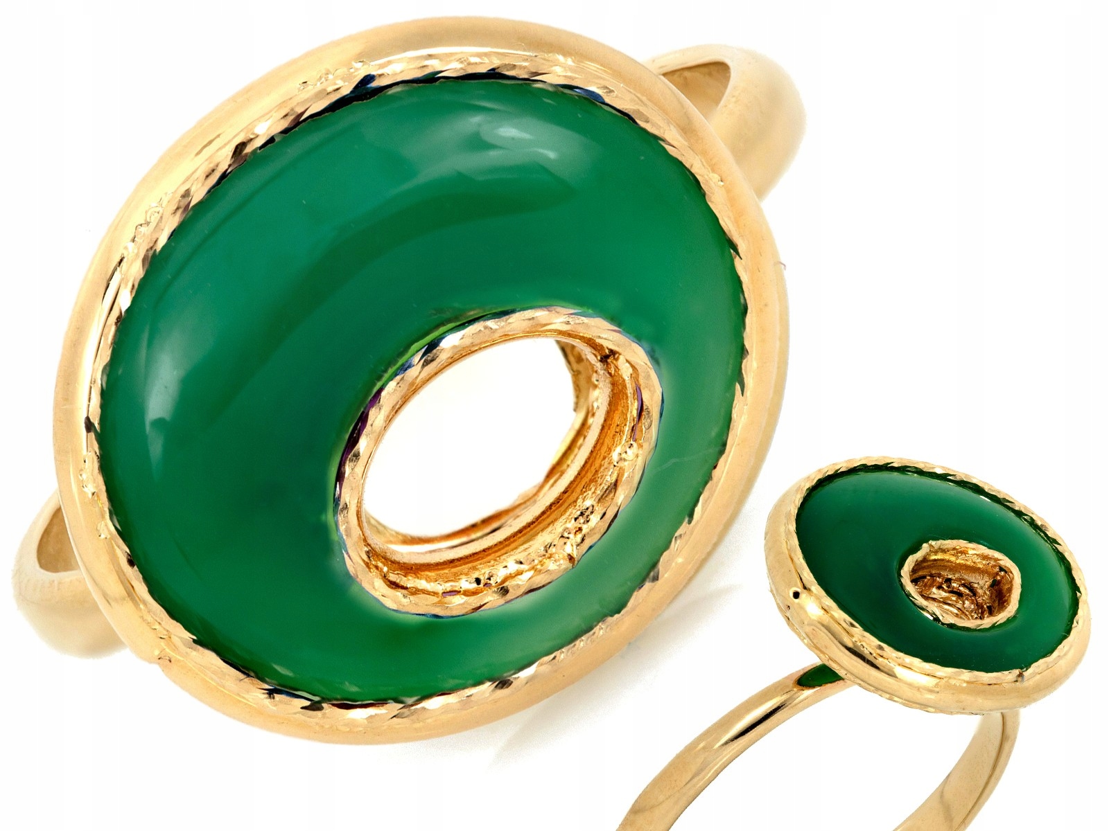 Dámský prstýnek ve zlaté barvě 585 s moderním krystalem od klenotníka