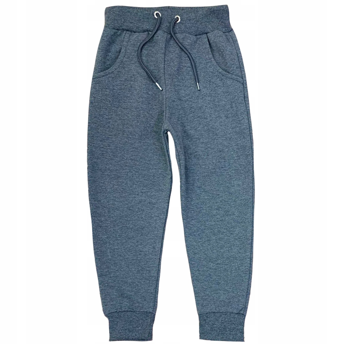 

Spodnie Dresowe z meszkiem grafit 140 regulowane