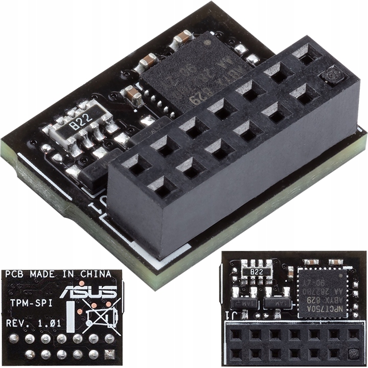 Modul Tpm 2.0 pro základní desky Asus Tpm-spi