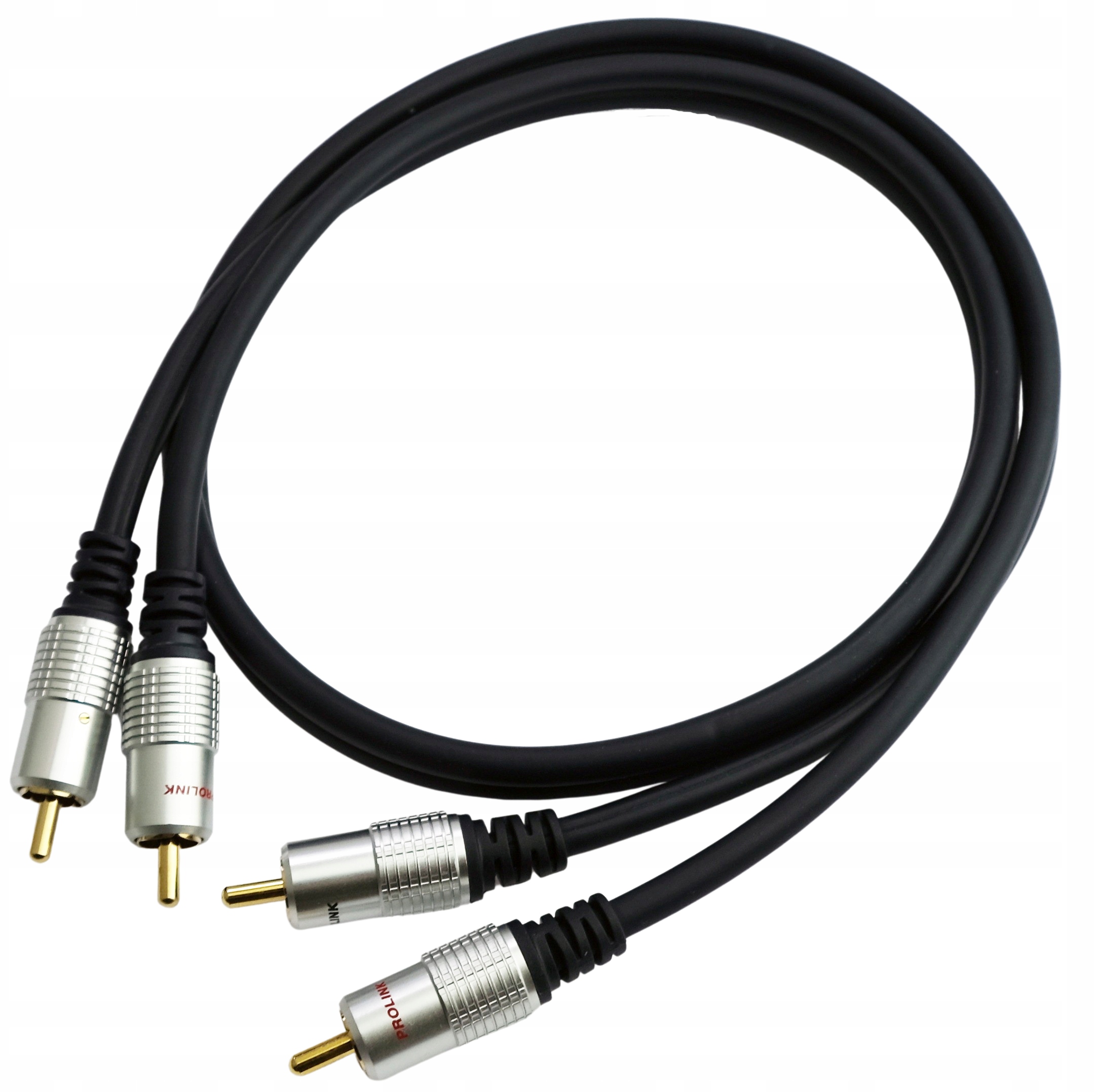 

Kabel przewód 2RCA-2RCA Prolink NB427 0,8m