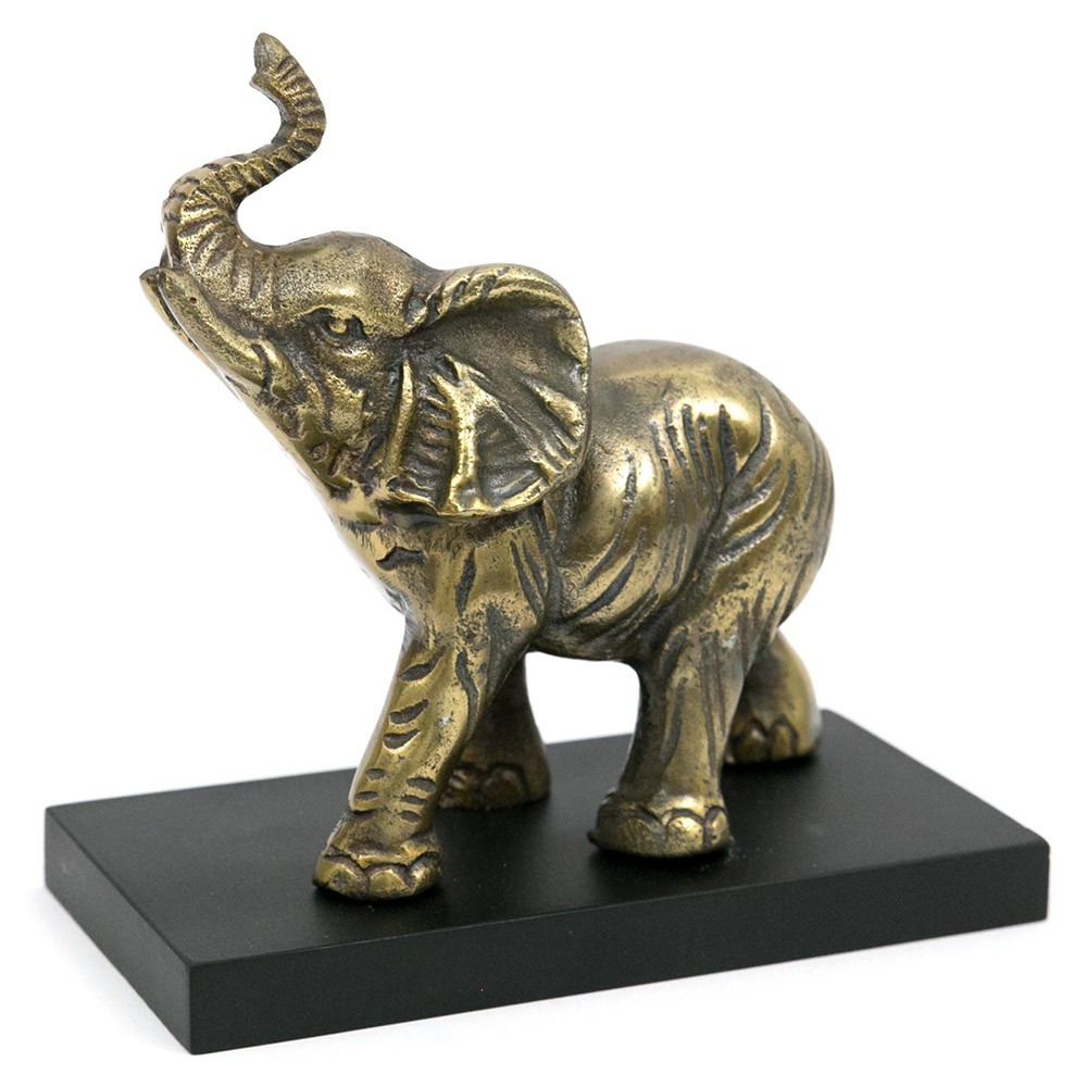 

Figurka Słoń Złoty Czarny 18cm Na Szczęście Metal
