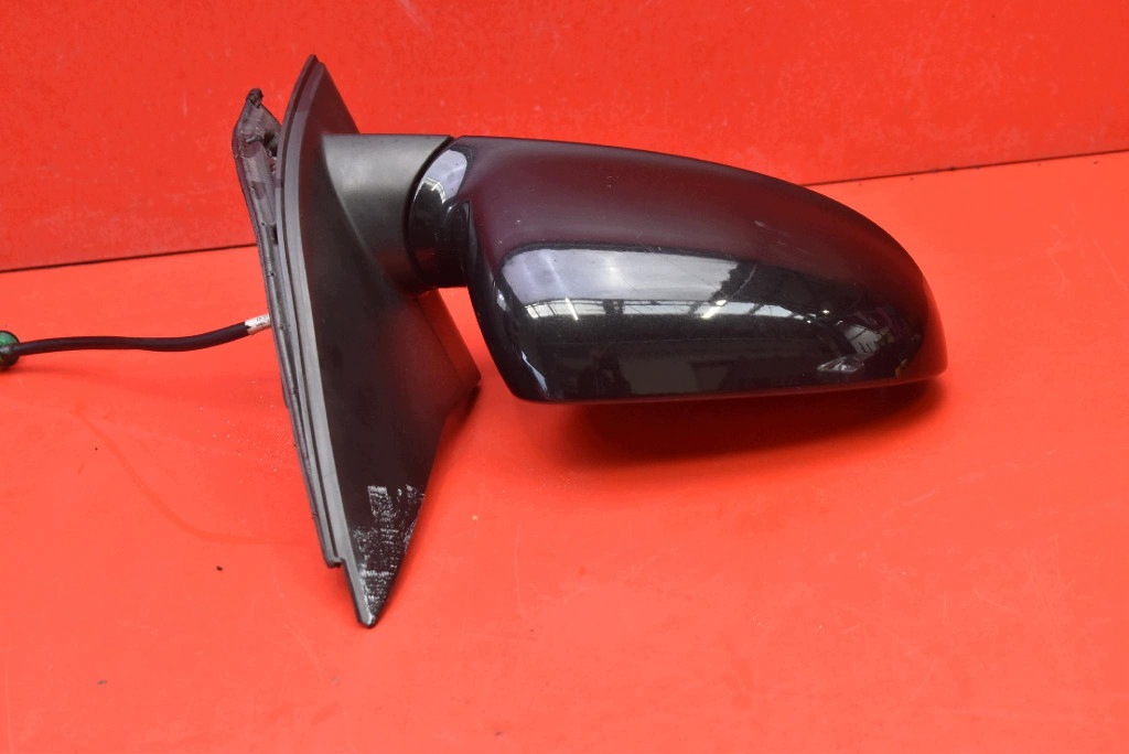 mirror right black, EU 010880 VW GOLF 5 V 03-09 7 PIN
