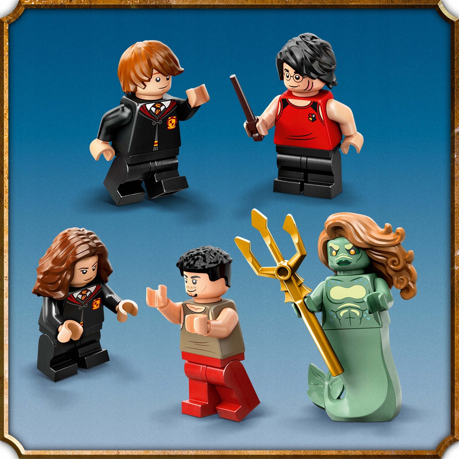 LEGO HARRY POTTER TURNIEJ TRÓJMAGICZNY JEZIORO HOGWARTU VIKTOR HERMIONA RON Wiek dziecka 8 lat +
