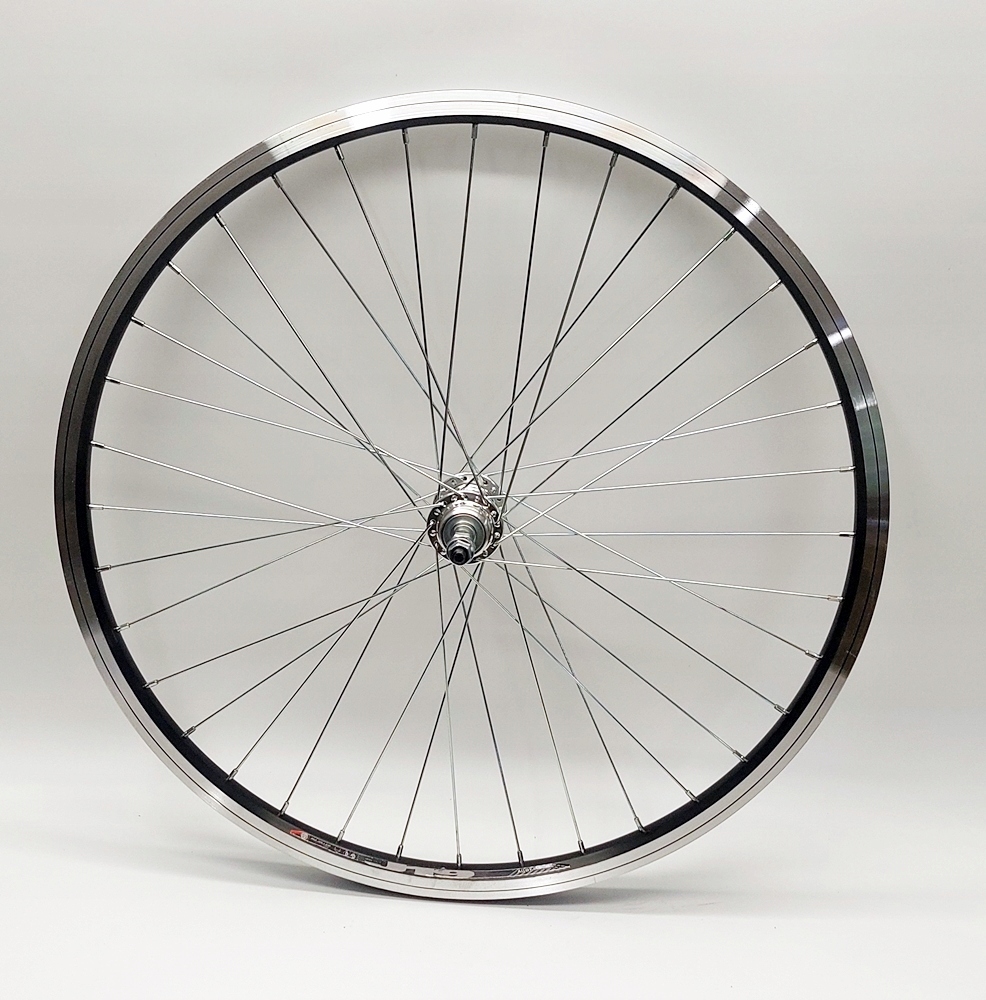 Koło rowerowe 26'' tył pod wolnobieg stożek aluminiowe czarne