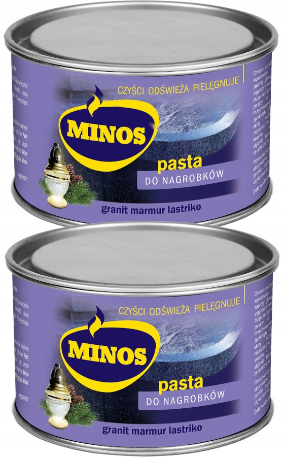 

Minos Pasta Stała do Nagrobków i Kamienia 2x240g