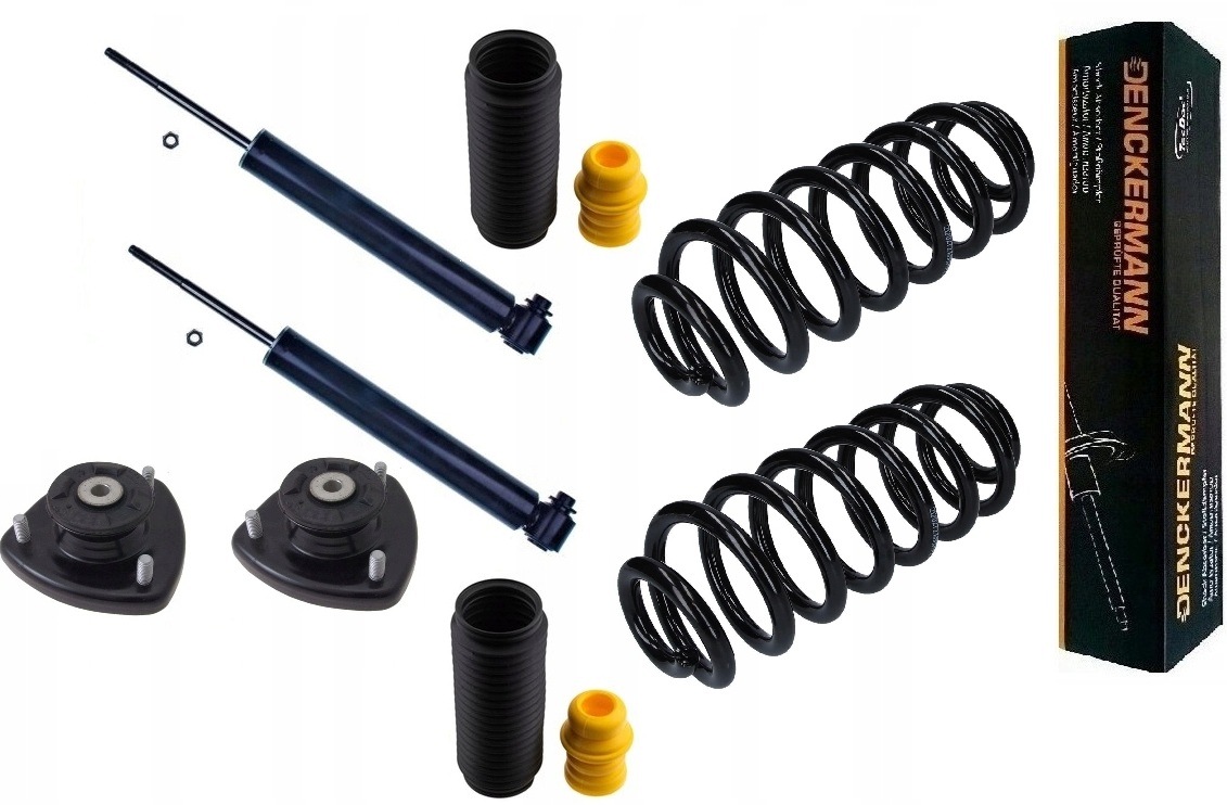 Tlumiče pružiny pro upevnění krytu Bmw X5 E53 2000-2007 Zadní Sada