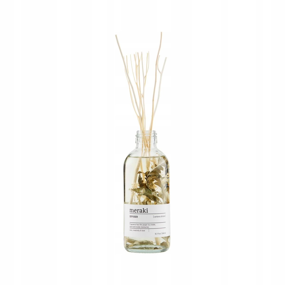 Levně Meraki Vůně Interiérové tyčinky 240 ml Verbena