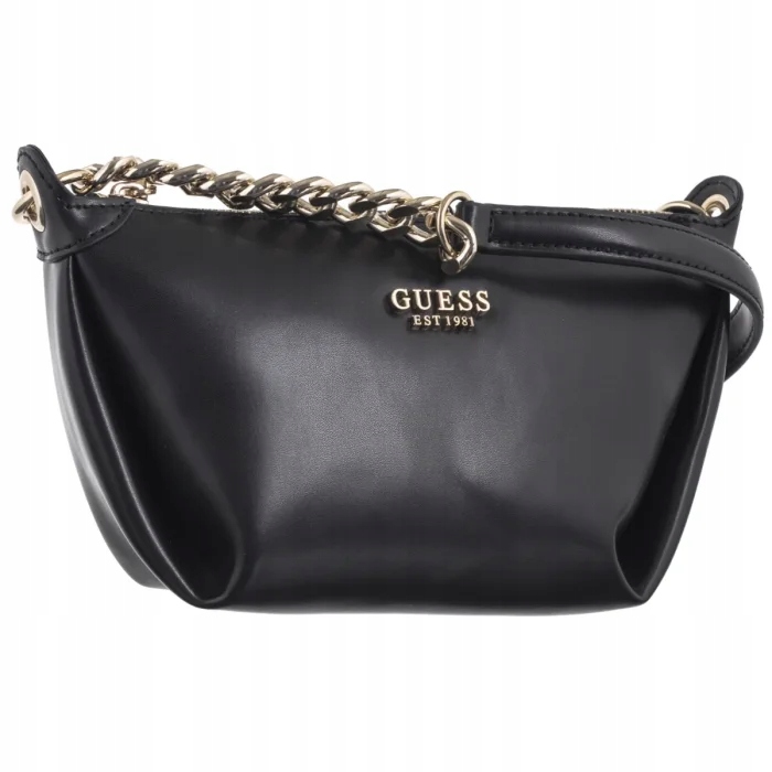 Dámská kabelka Guess Eco Evaine Top Zip Shldr Bag HWEVG9 Black Černá