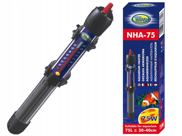 

Aqua Nova Grzałka Z Termostatem 75W Do Akwarium