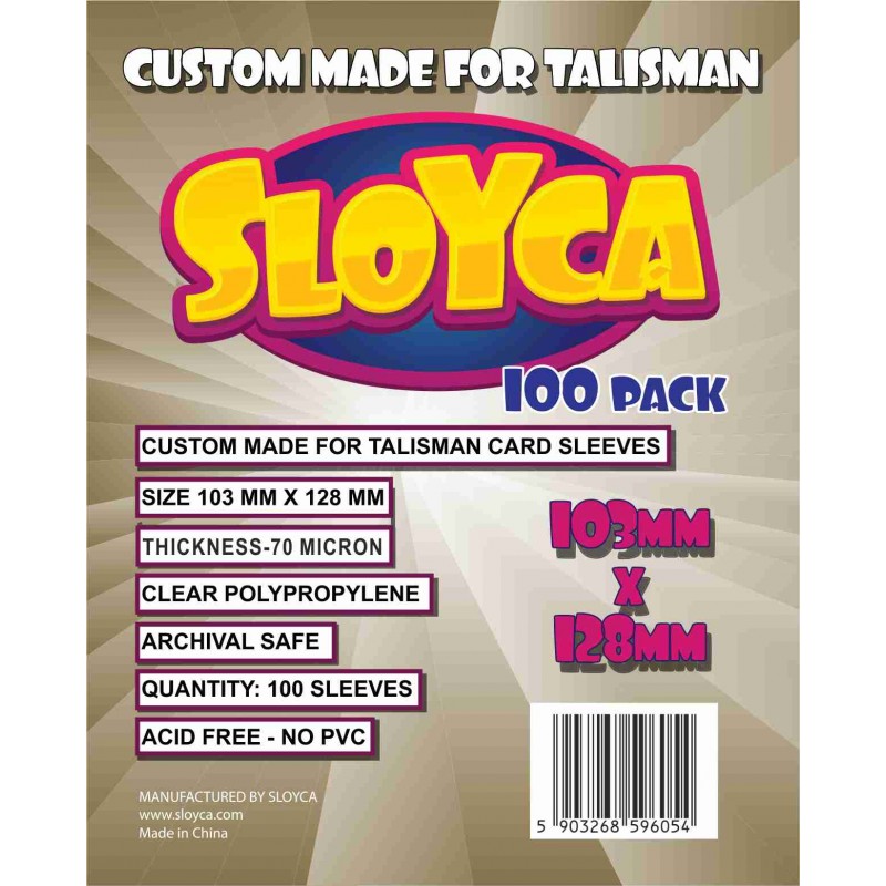 

Sloyca Koszulki Talisman 103x128mm 100 szt.