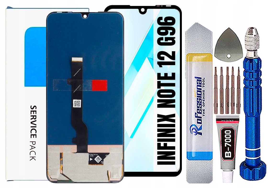 Displej Pro Infinix Poznámka 12 G96 Originální LCD Displej