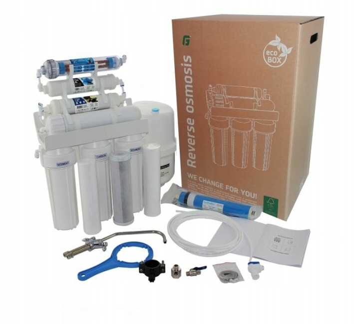 Systém reverzní osmózy s mineralizační a biokeramickou vložkou RO7