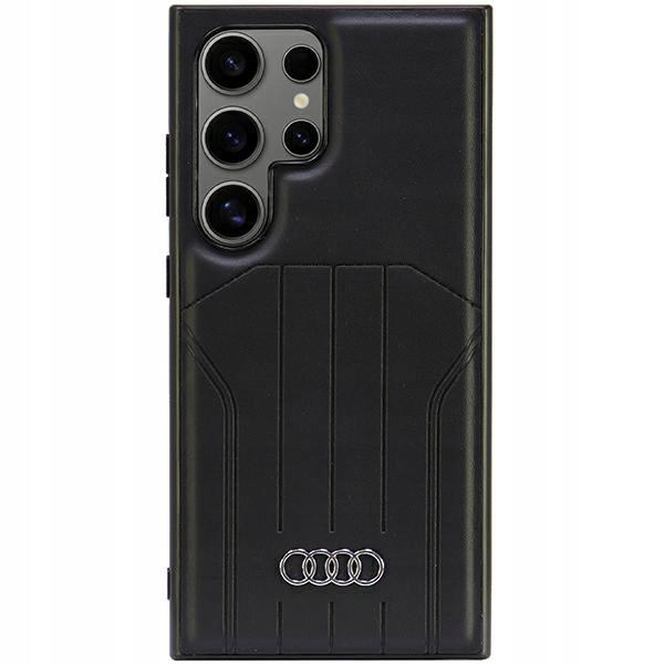 Etui Audi Synthetic Leather MagSafe na Samsung Galaxy S24 Ultra czarne