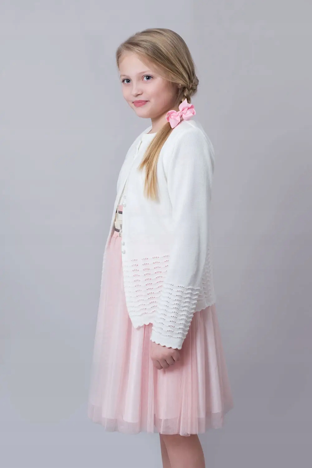 Biały sweterek komunia 158 Rodzaj sweterek