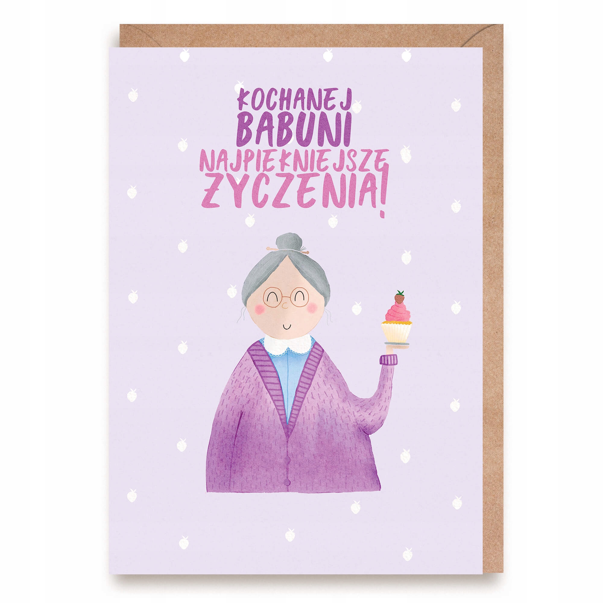 

Kartka dla Babci Dzień Babci Kochanej Babuni