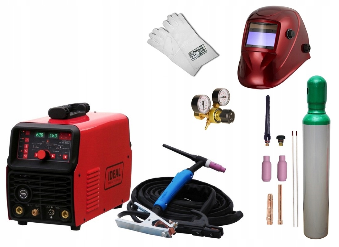 

Spawarka Ideal Tecno Tig 205 Ac DC Puls Mma Zestaw