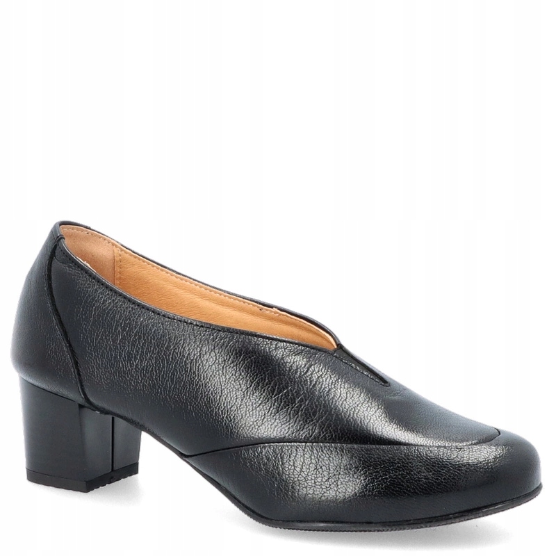 Dámské polobotky z kůže Tanex 4032-4512 Černé 41