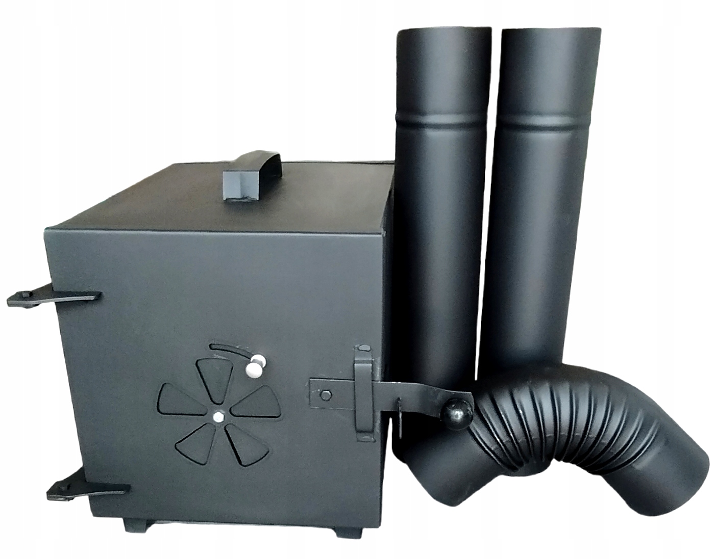 Palenisko Max Do Wędzarni 2RURY Kolano Zestaw XXXL