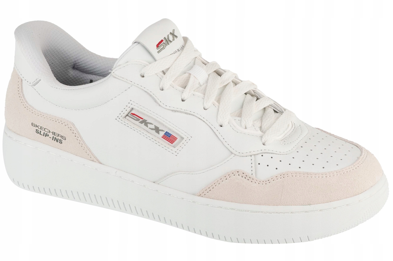 Skechers Sport Court 2.0 Konor [43] Pánské kožené tenisky bílé