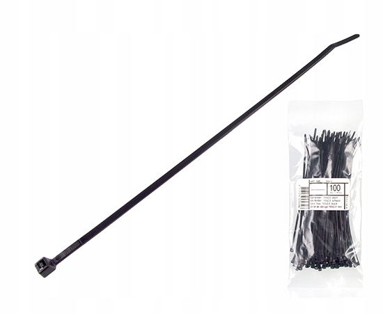 

Opaska Kablowa 10CM/1,8MM /100SZT Czarna