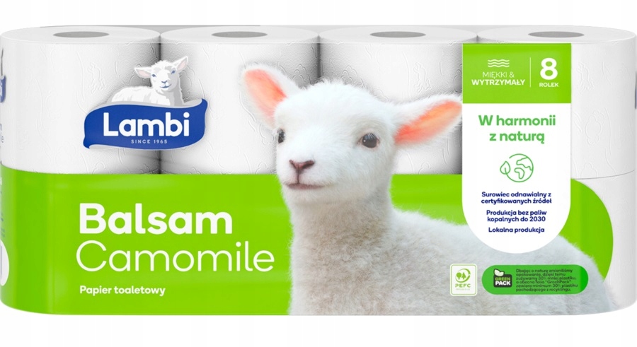 

Lambi Balsam Camomille papier toaletowy 3W 8 rolek