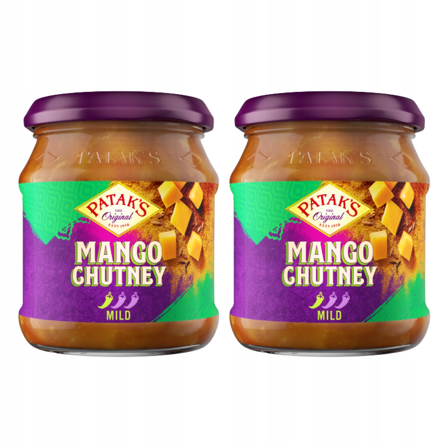 

Patak's Indyjski chutney z mango słodki sos 2x340g