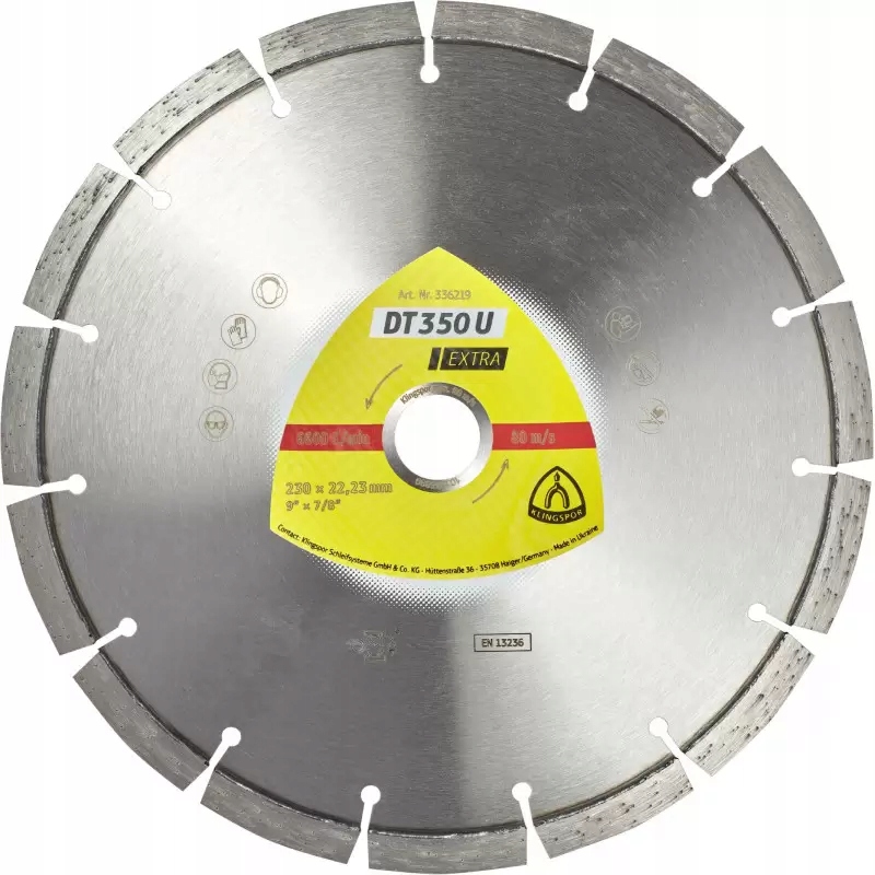 Diamantový Kotouč Segmentový 350 MM 25,4 Klingspor DT350U
