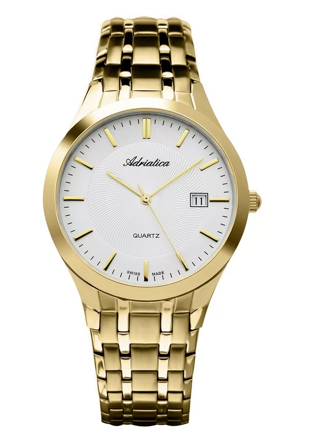 Pánské Hodinky Adriatica na ocelovém náramku A1236.1113Q Švýcarské quartzové hodinky