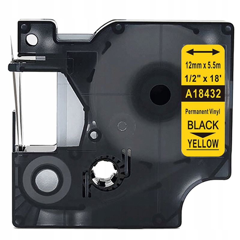 

Taśma winylowa do Dymo Rhino 12mm 5,5m Żółta 18432